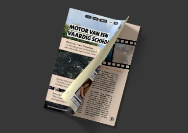 Cover van het magazine Motor van een vaardig Schiedam